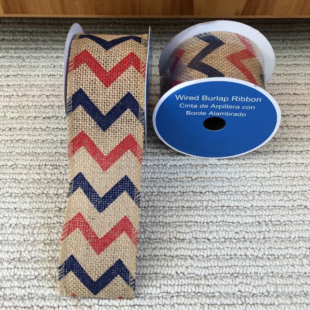 Wired Jute Ribbon - 2 rolls